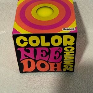 Yellow NeeDoh Color Changing Kids Stress Ball toy